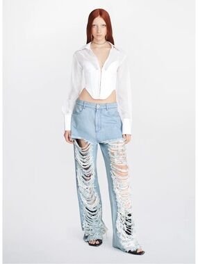 Dion Lee Distressed Jeans